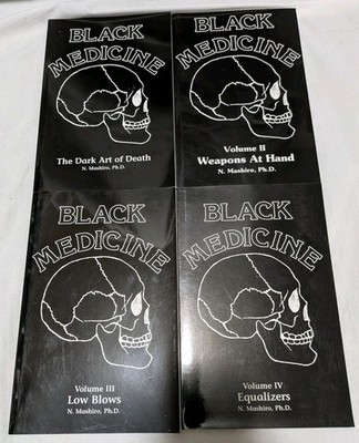 VTG Black Medicine N. Mashiro  COMPLETE 4 VOLUME SET RARE Excellent Condition