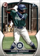 2023 Bowman #BP-28 Martin Gonzalez Seattle Mariners