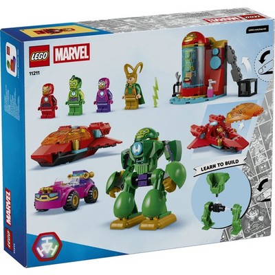 LEGO  Marvel 11211 Iron Man und Seine Fantastischen Freunde Loki vs. Team Iron