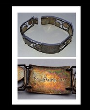 Vintage Perli Silberarmband Handarbeit Designerarmband 835er Silber Armband