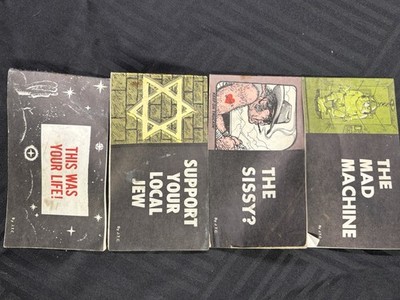 4 Chick Publications Comics. Mad Machine, The Sissy, Support You Local Jew, Etc