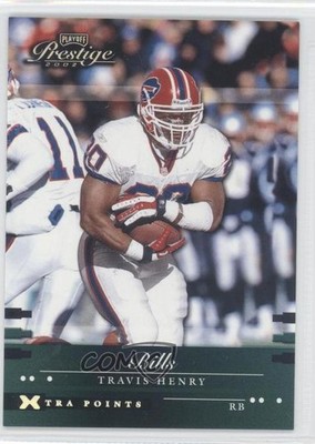 2002 Playoff Prestige Xtra Points Green 11/150 Travis Henry #15 0w8