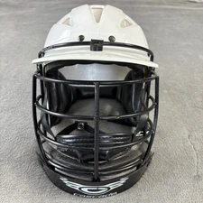 Cascade Helmet CPV XXS Youth Lacrosse Hockey White With Chin Strap And Face Mask