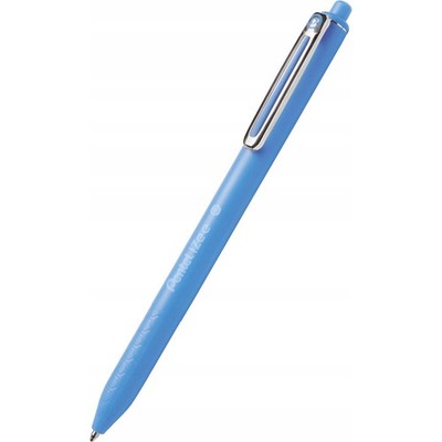884851041159 Długopis IZEE 0.7 jasno niebieski BX467S PENTEL z tuszem low viscos