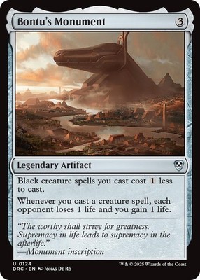Bontu's Monument - 124 - NM - Commander: Aetherdrift