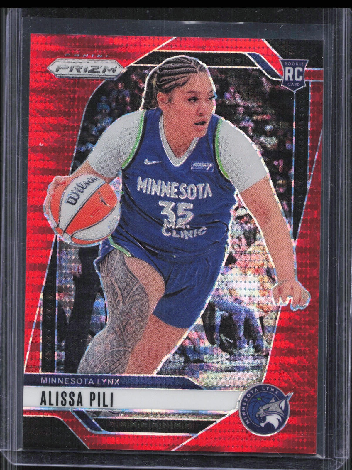 2024 Panini Prizm WNBA Alissa Pili #83 Rookie Red Pulsar Prizm /299