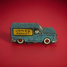 1949 Marx Mot-O-Run Tin Toy Motion Vehicle- Jones Market