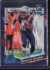 2023 Donruss Optic #300 Demario Douglas Purple Shock