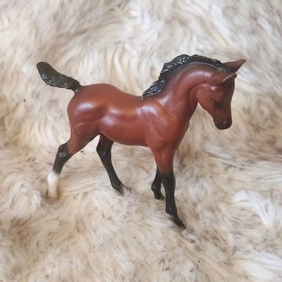Breyer Brown Horse Model Plastic Figurine Stablemates Collectible Toy Animal