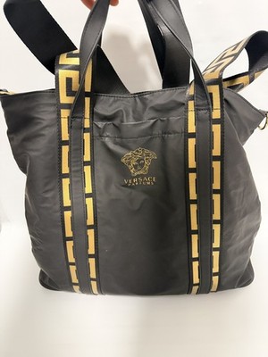 Versace Bag Black Tote Shoulder Purse Perfume Promo Bag no strap