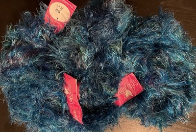 Colinette Silky Chic Bundle Of 3 Skeins Color 85 Jay