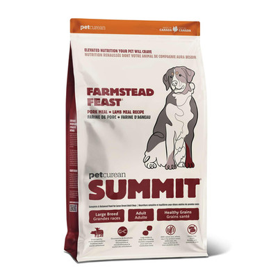 Petcurean Summit Summit Farmstead Feast Pork Meal Lamb Meal Dry Dog Food For