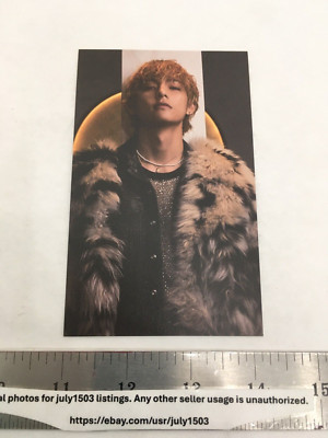 (1) NEW BTS V Kim Taehyung Rêvé Reve Postcard #70 - 70th Picture Postcard in Set