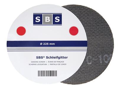 SBS  Schleifgitter Klett Ø225 mm Korn 60, 80, 100, 120, 150, 180 / 25-150 Stk.