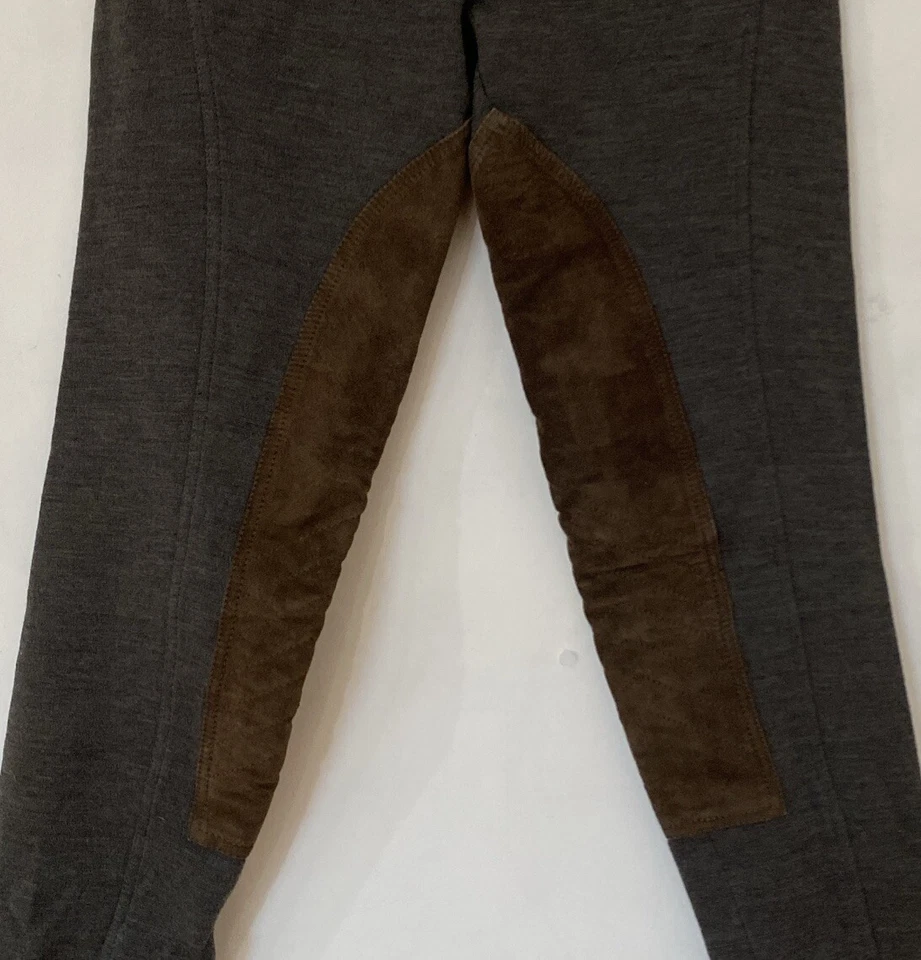 EMILIO PUCCI Mezcla de Lana con Piel de Becerro Leggings Pantalones de Montar Talla 8 Foto 2 de 4