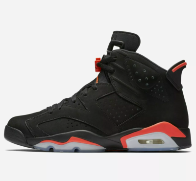 6 JORDAN AIR 【US10.5】 RETRO Rare OG Red 384664-023 10 Size 2014 Black Infrared Retro 6 Jordan 384664-023 シューズ(男性用)