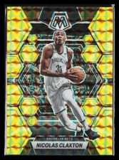 2022 Panini - Mosaic Basketball Nicolas Claxton #47  Reactive Yellow Prizm