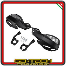 PARAMANI MOTO CROSS ENDURO MOTARD SCOOTER UNIVERSALI Nero Grigio MANUBRIO 22 mm