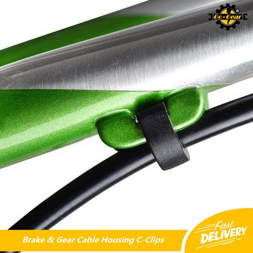 Brake & Gear Cable Housing Guides C Clip For MTB Road Bike Frame Forks & Cycles - Picture 2 of 7