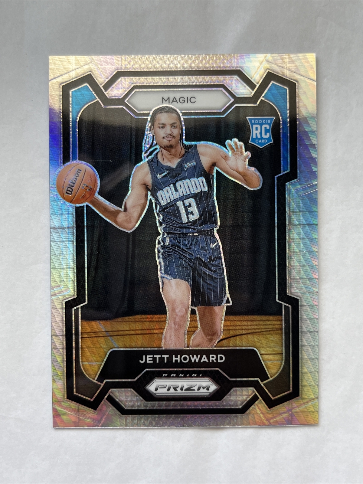 2023-24 Panini Prizm Basketball Jett Howard Rookie RC Hyper Prizm #132 Magic