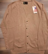 NWT Vtg Merrimac Valley N. England Alps Grandpa Sweater Cardigan Made in US