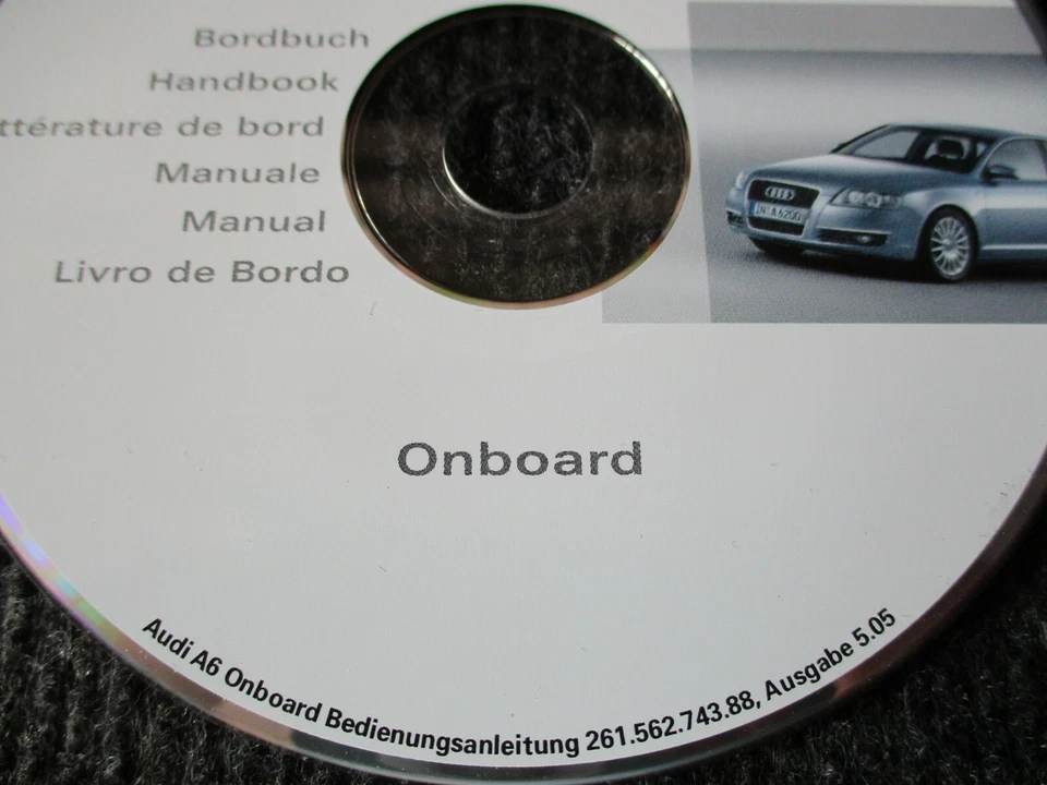 BORDBUCH Audi A6 Bedienungsanleitung Infotainment MMI Onboard CD 26156274388 - Bild 3 von 4