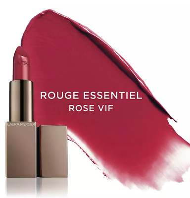 LAURA MERCIER Rouge Essentiel Silky Creme Lipstick Lippenstift Iconic Rose Vif