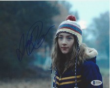 SAOIRSE RONAN SIGNED THE LOVELY BONES 8x10 PHOTO SEXY ACTRESS BECKETT BAS COA