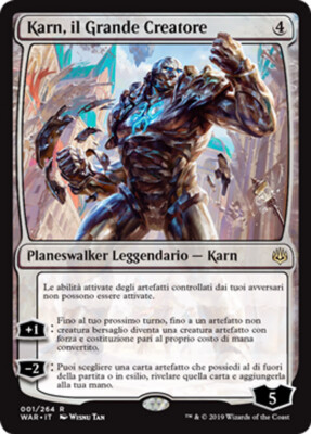 MTG KARN, THE GREAT CREATOR EXC - KARN, IL GRANDE CREATORE - WAR - MAGIC |  eBay