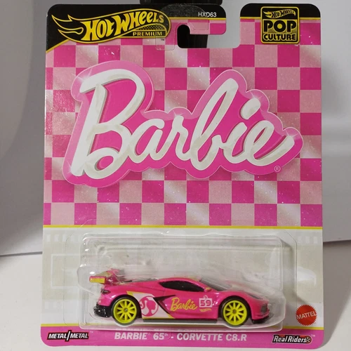 Hot Wheels Premium Pop Culture Barbie 65th Corvette C8.R - Picture 1 of 3