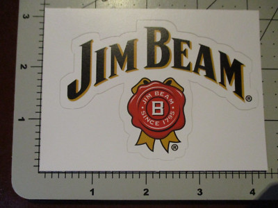 JIM BEAM BOURBON kentucky whiskey distillery STICKER decal empty