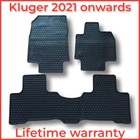 Heavy Duty Waterproof Rubber Car Floor Mats for Toyota Kluger 2021+ Front middle