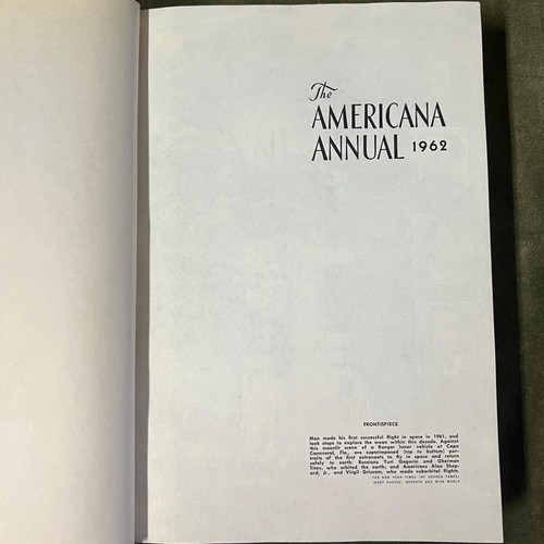 The Encyclopedia Americana Brown ANNUALS 1954 Thru 1965 (Missing 1959) - Picture 62 of 91
