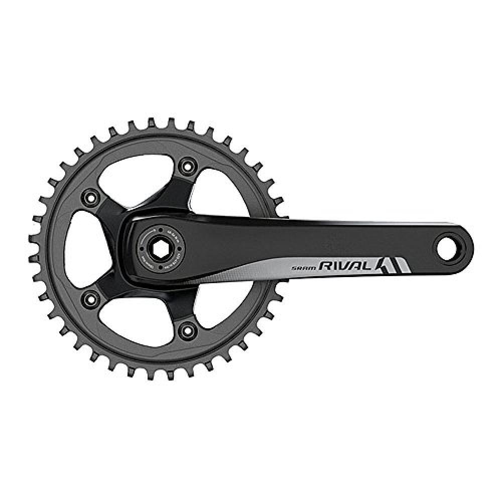 (TG. M) SRAM Kurbelgarnitur Rival 1 175mm 42T X-SYNC ohne GXP Innenlager - NUOVO