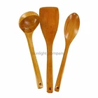 COMBO SET KITCHEN DINING COOKING UTENSIL WOODEN SOUP SPOON SPATULA MIXING SPOON