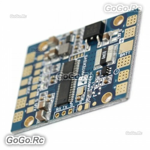 Matek HUBOSD eco H Power distributon board HUB OSD PDB CURRENT SENSOR w/ BEC - Bild 4 von 6