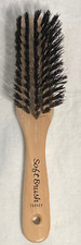 Vntg Soft Brush Wood Handle Nylon Bristle Hair Brush 184303 8 1/4" L