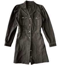 Womens RAILS Denim Dress XS Grey Cotton Rayon