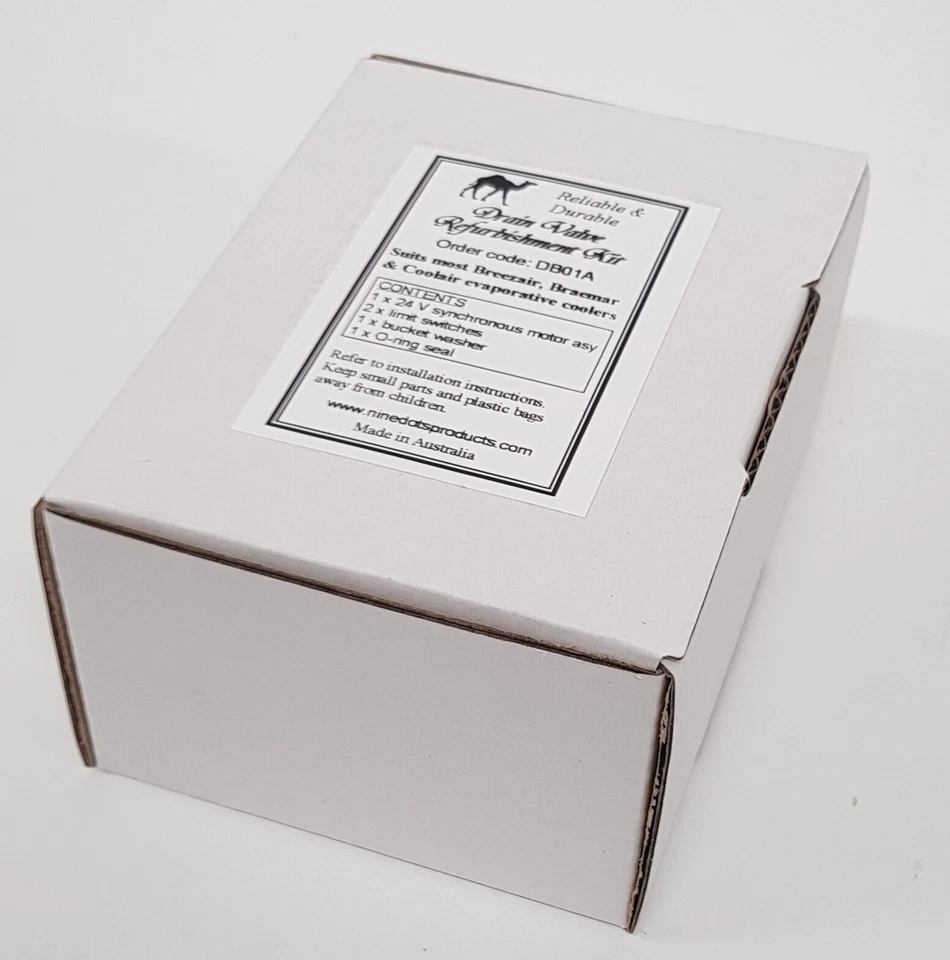 Drain Valve Kit - Breezair Braemar Coolair Evaporative Swamp Coolers (inc motor) - image 2 of 3