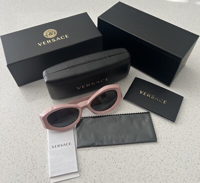 Versace Sunglasses Black Gold Medusa Plaque Oval Geometric Italy 100% Authentic Versace | Accessories | Versace Sunglasses Black Gold Medusa  main image 3
