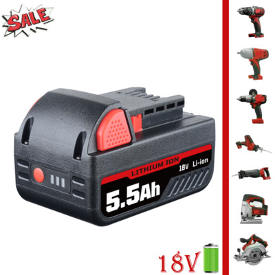 18V Für Milwaukee M18 Akku M18B6 XC 5,5 Ah Li-Ion 48-11-1860 48-11-1852 M18 NEU