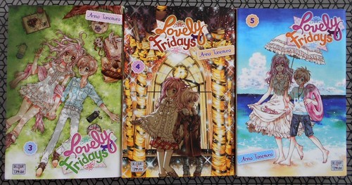 LOT de 3 MANGA LOVELY FRIDAYS Tome 3 4 & 5 Arina Tanemura VF DELCOURT