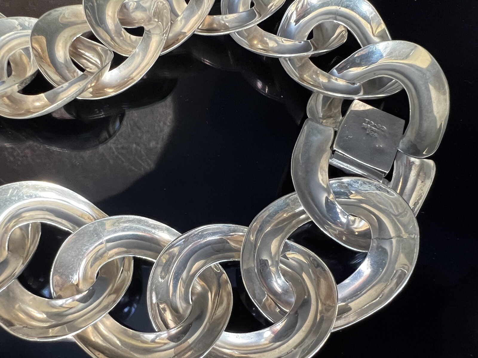 159gr Vintage Solid Sterling Silver Oversize Miam… - image 15