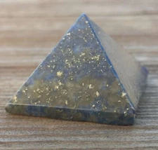 NATURAL LAPIS LAZULI SMALL GEMSTONE PYRAMID 20-22mm