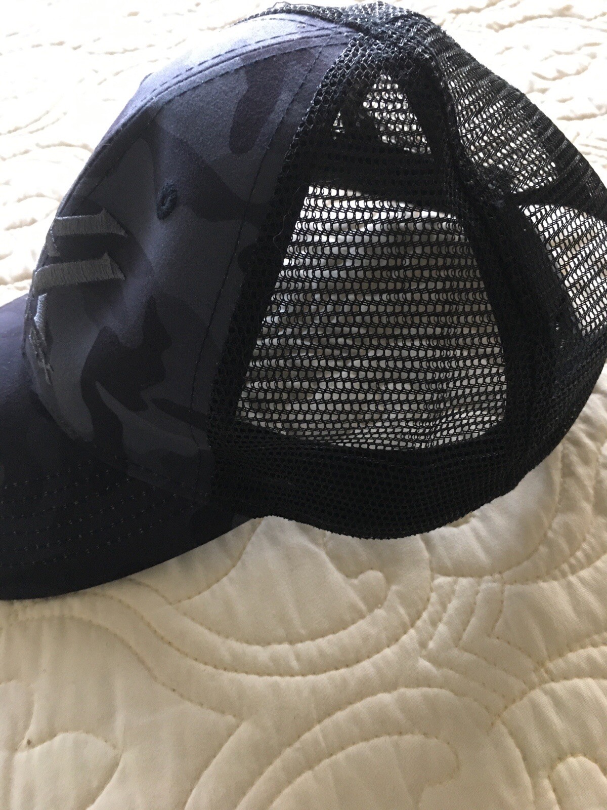 Vortex Gray Camo Designed Snap Back Trucker Cap - image 3