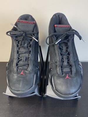 Nike Men's 10.5 Air Jordan 311832-061 Retro 14 Black Suede Leather