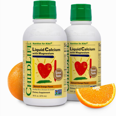 Liquid Calcium Supplement for Kids - Baby Calcium with Magnesium, Zinc, and V...