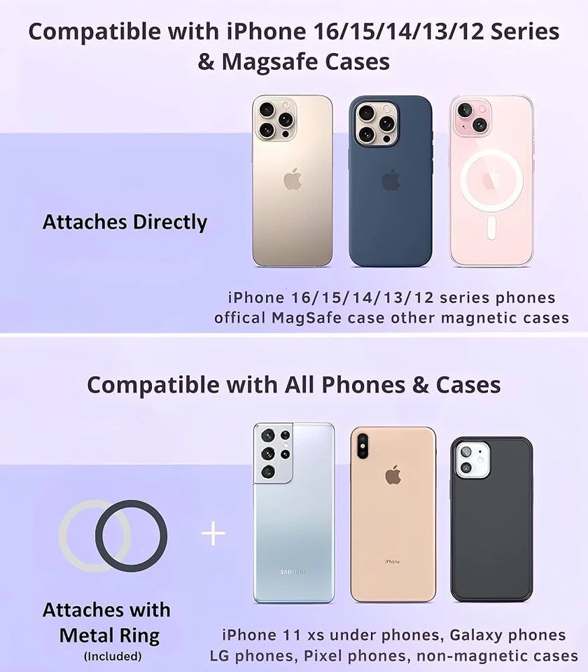 MagSafe Car Mount 20 Super Magnets Magnetic Phone Holder For Car For iPhone - Image 3 of 4