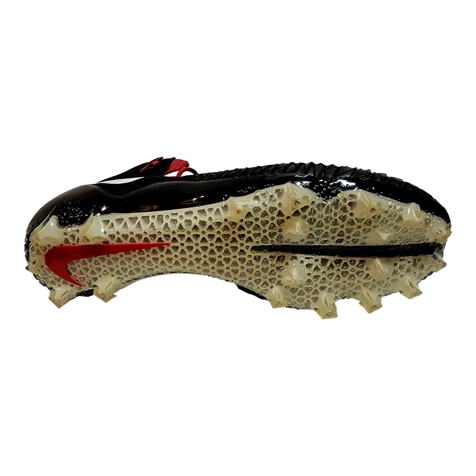 Nike Force Savage Elite TD Football Cleats Black Red Size 11.5 AJ6603-010 EUC thumbnail 4