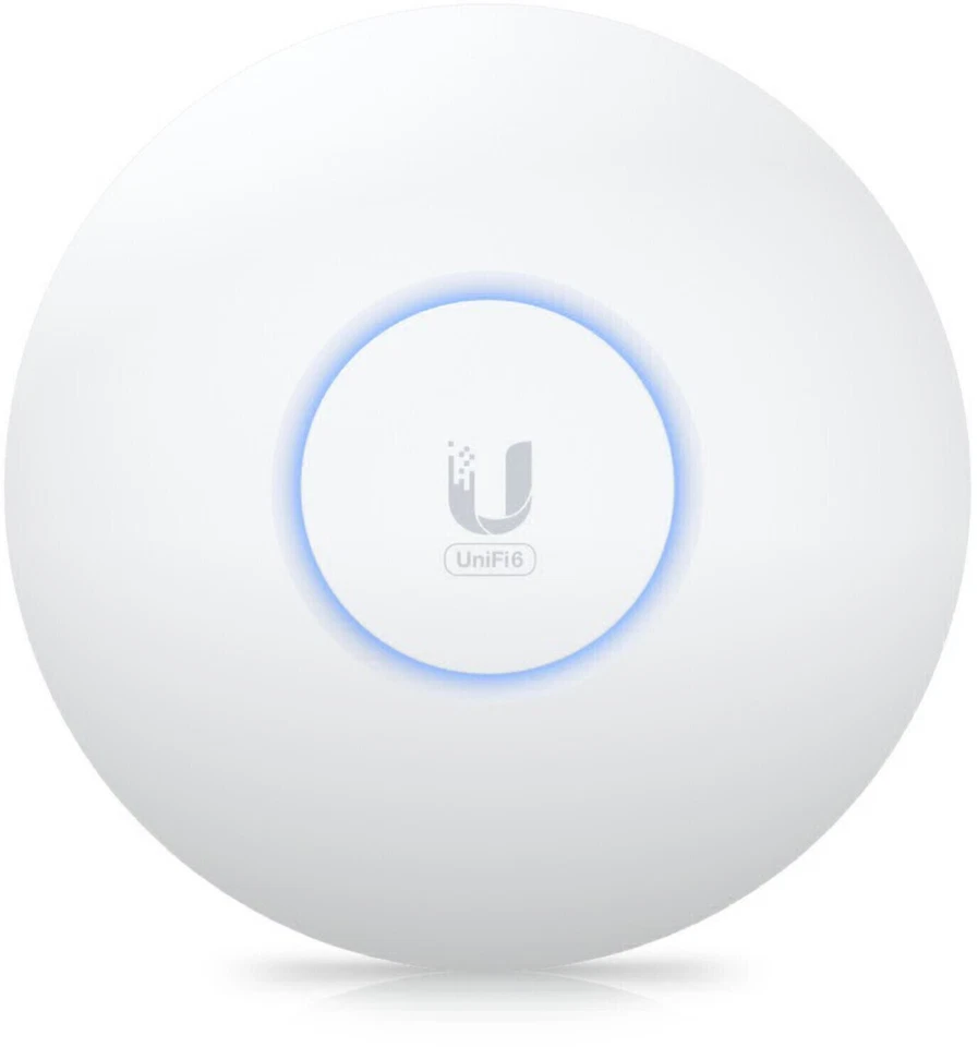 Ubiquiti U6+ Access Point Wireless Wi-Fi 6 Dual Band Ethernet RJ-45 PoE Bianco
